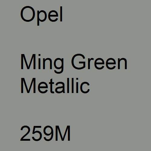 Opel, Ming Green Metallic, 259M.